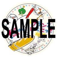 「フランスはとにっき」アニメガと文教堂特典のステッカー。