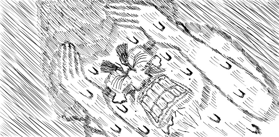 原作マンガ「くも漫。」より。