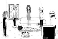 原作マンガ「くも漫。」で中川が搬送されるシーン。