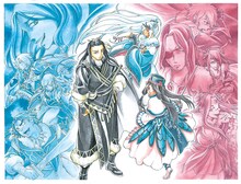 「Thunderbolt Fantasy 東離劍遊紀」マンガ版のイラスト。(c)佐久間結衣/講談社