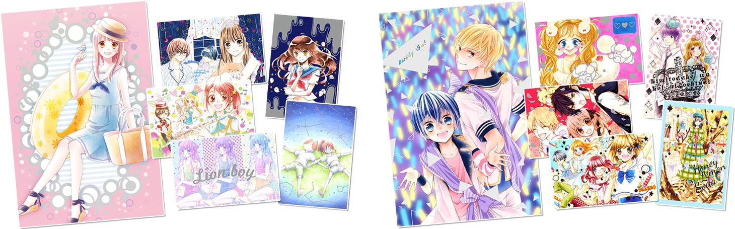 会場で販売される描き下ろしポストカード。