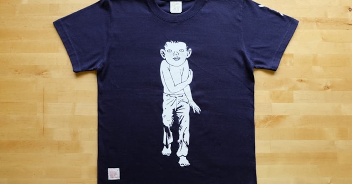 つげ義春「ねじ式」Tシャツがカラー変え復刻！新作「紅い花」「チーコ 