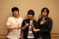 （左から）大河元気、上村祐翔、増田俊樹。