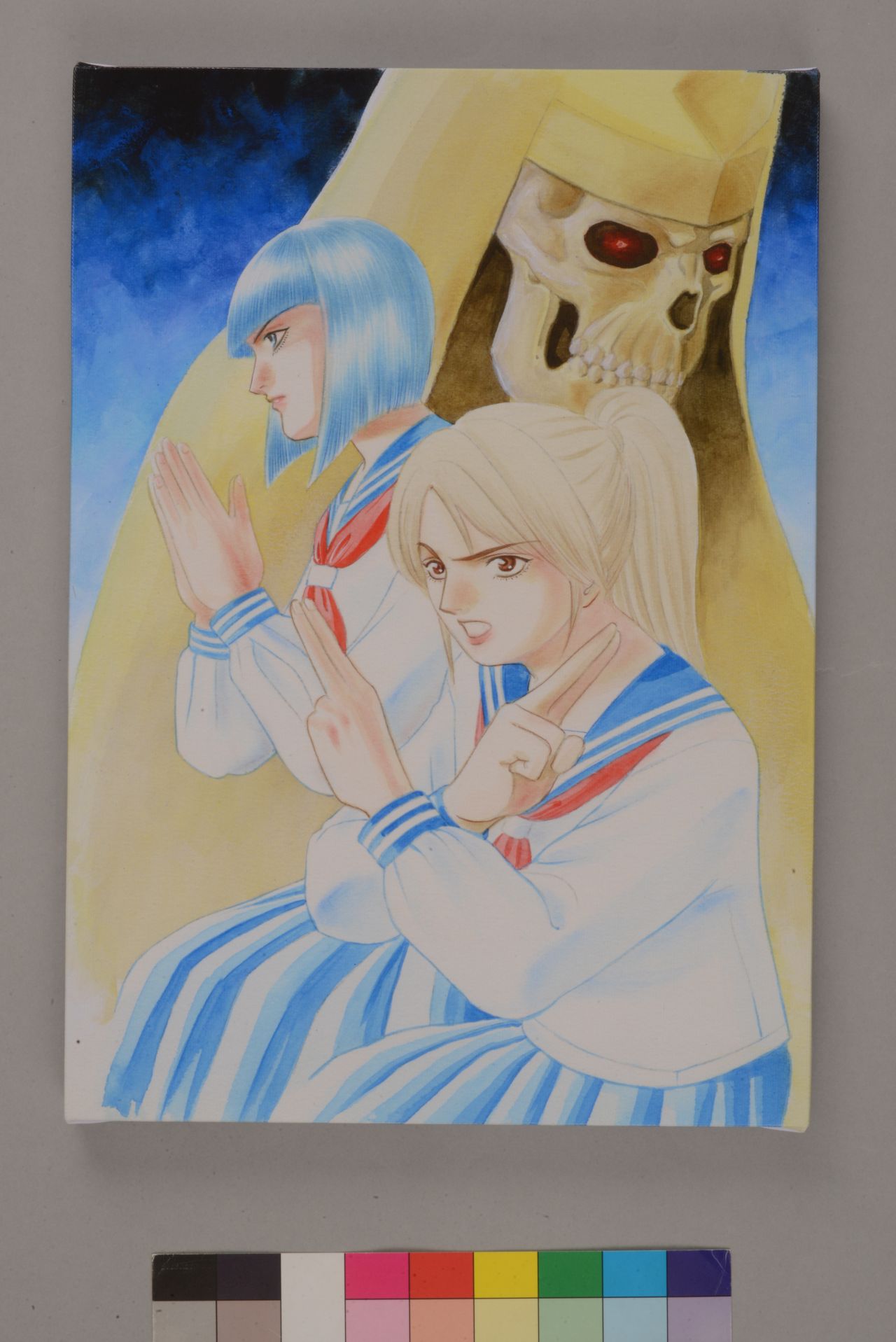 「永久保貴一『変幻退魔夜行 カルラ舞う！』キャンバスパネル」