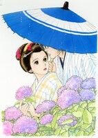 展示される予定の「風光る」のイラスト。