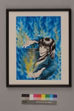 「高階良子 直筆サイン入り複製原画 タイプA『新マジシャン』」