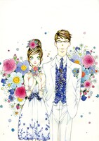 展示される予定の「娚の一生」のイラスト。