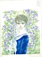 展示される予定の「ポーの一族 春の夢」のイラスト。