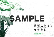 とらのあなで「君死ニタマフ事ナカレ」3巻を購入した人に進呈される16ページのミニ冊子。※デザインは仮のもの。