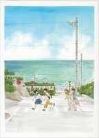 展示される予定の「海街diary」のイラスト。