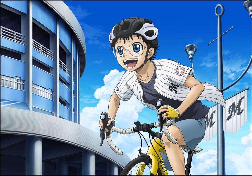 「アニメ『弱虫ペダル』×千葉ロッテマリーンズコラボイベント ～千葉に熱気が走る3日間～」ビジュアル