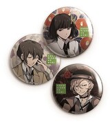 与謝野晶子記念館で配布される缶バッジ。