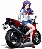 OAD第2弾に登場する三ノ輪聖とDUCATI 399 PANIGALE。