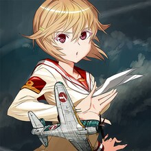 センターカラーで掲載された、野上武志「紫電改のマキ」扉カット。