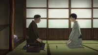 アニメ「昭和元禄落語心中」の場面カット。