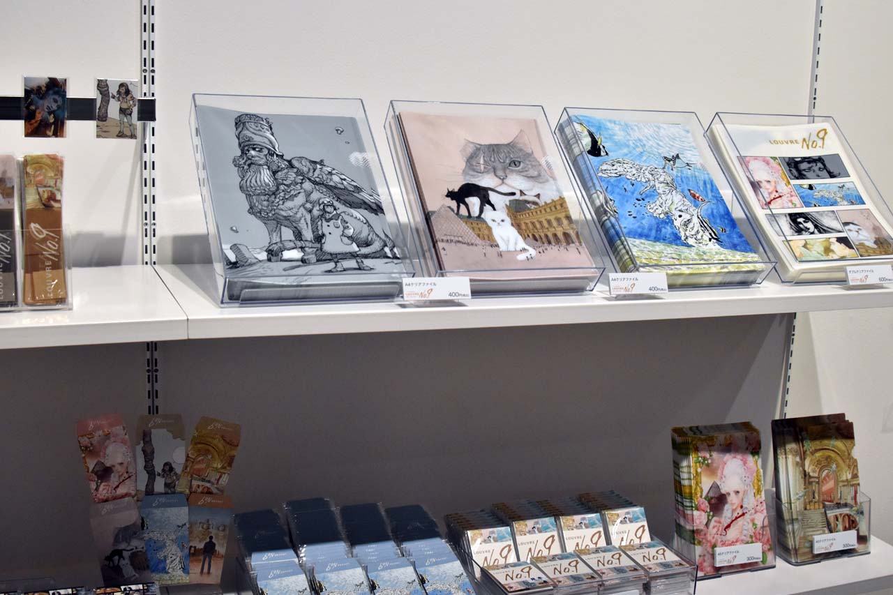 展覧会のオリジナルグッズ。