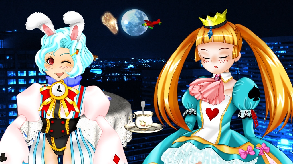 「トライアンソロジー～三面鏡の国のアリス～」より、「アリス編」のイメージ。※画面は開発中のもの。
