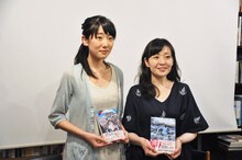 （左から）米代恭と村田沙耶香。