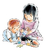 「ちいさいひと 青葉児童相談所物語」イラスト