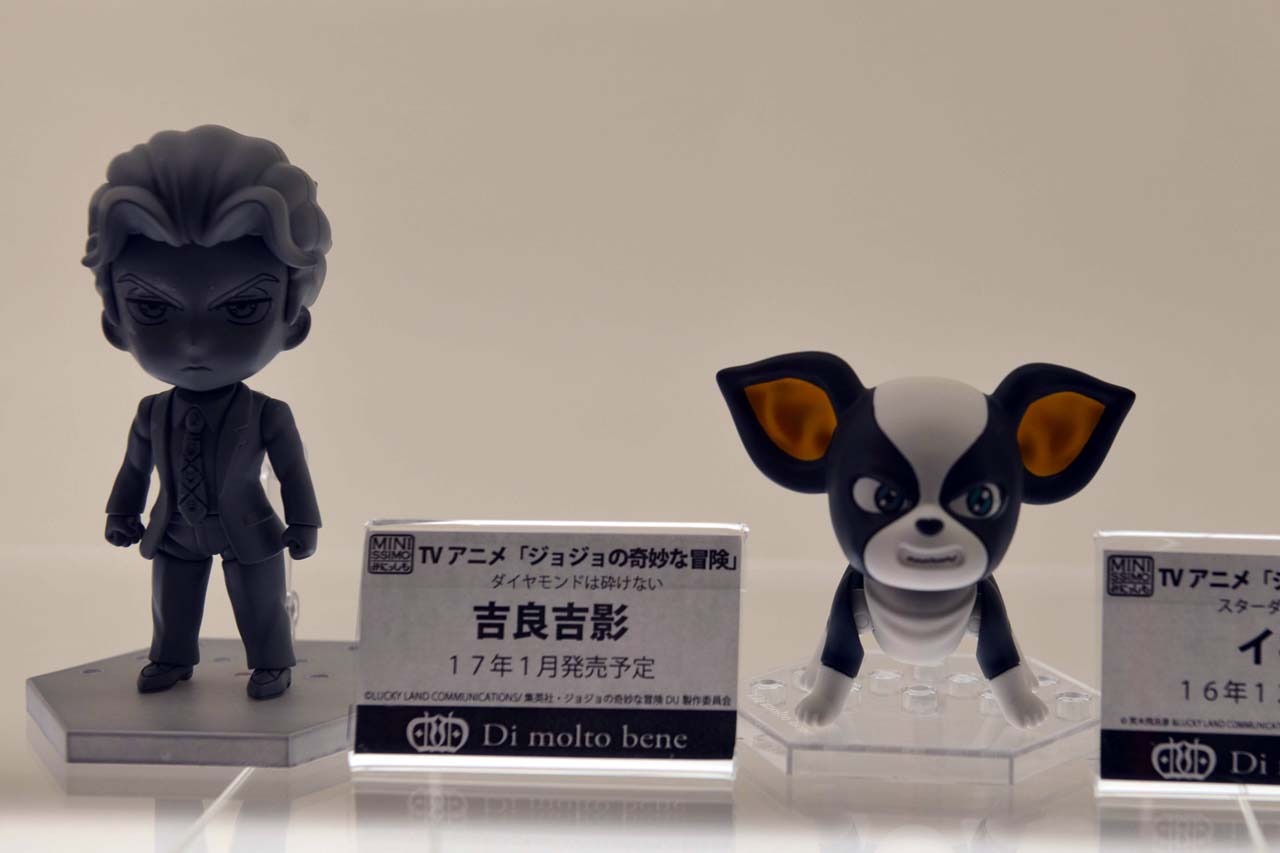 左から「みにっしも」シリーズの吉良吉影、イギー。
