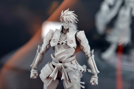 「超像可動シリーズ 島津豊久」の原型。