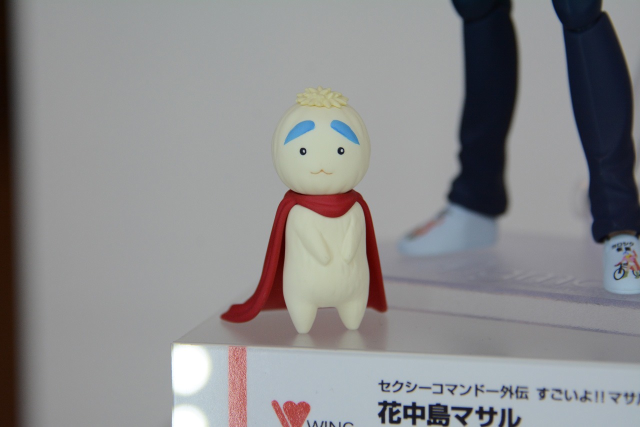 「セクシーコマンドー外伝 すごいよ!!マサルさん」花中島マサルのフィギュアに付くメソ（監修中）。