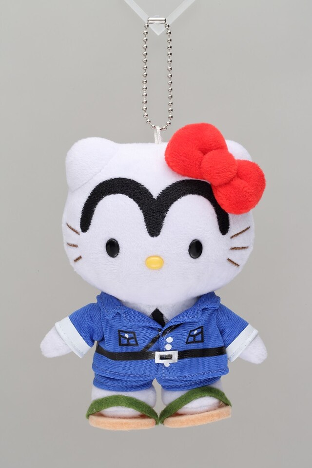 ハローキティとのコラボによるマスコット。(c)秋本治/集英社 (c)‘76,‘16 SANRIO(g)