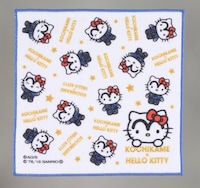 ハローキティとのコラボによるミニタオル。(c)秋本治/集英社 (c)‘76,‘16 SANRIO(g)