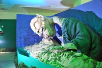 「妖怪屋敷」の展示の様子。