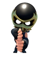 「すみっこのジャギさん」シールのサンプル。