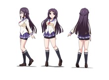 西条ほのか（CV：徳井青空）の設定画。