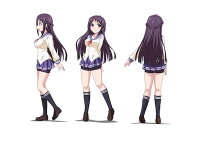 西条ほのか（CV：徳井青空）の設定画。