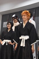 「『ROCK MUSICAL BLEACH』～もうひとつの地上～」囲み取材の様子。