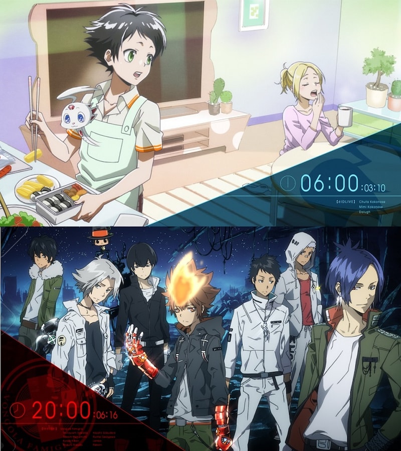 「『家庭教師ヒットマンREBORN!』×『エルドライブ【elDLIVE】』SPコラボミニアニメ[24H] 」より。(c)天野明/集英社