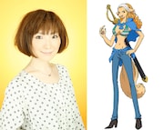 折笠富美子が演じるワンダ。