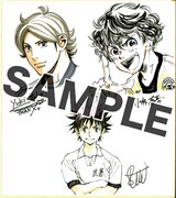 小学館の3大サッカーマンガによるコラボ色紙。