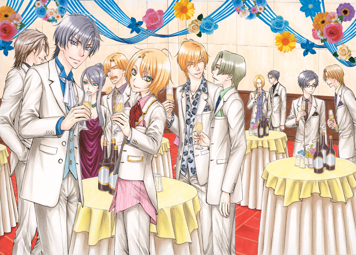 「LOVE STAGE!!」最終回の扉イラスト。