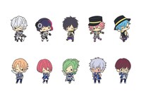 「B-PROJECT～鼓動＊アンビシャス～」のラバーストラップコレクション。