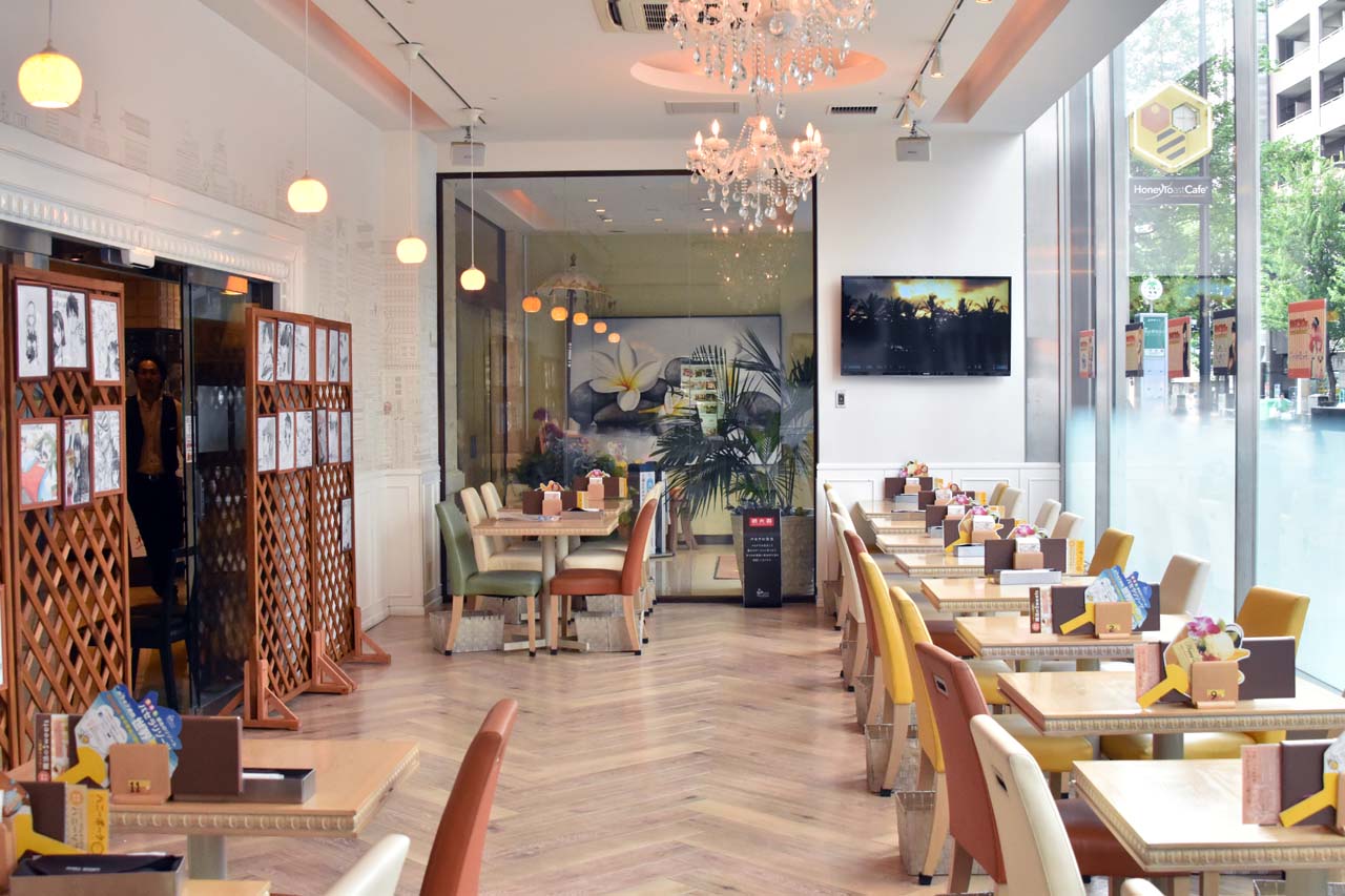 「少年サンデーカフェ」店内の様子。