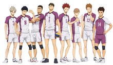 白鳥沢学園高校の新ビジュアル。(c)古舘春一／集英社・「ハイキュー!! 3rd」製作委員会・MBS