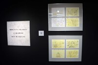 「GUNDAM PRODUCT ART 機動戦士ガンダム THE ORIGIN展」の様子。