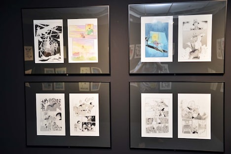 「GUNDAM PRODUCT ART 機動戦士ガンダム THE ORIGIN展」の様子。