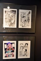 「GUNDAM PRODUCT ART 機動戦士ガンダム THE ORIGIN展」の様子。