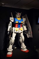 「GUNDAM PRODUCT ART 機動戦士ガンダム THE ORIGIN展」の様子。