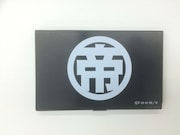 利根川の名刺付きカードケース