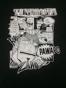 「PAWAPO Tシャツ」のフロントデザイン。
