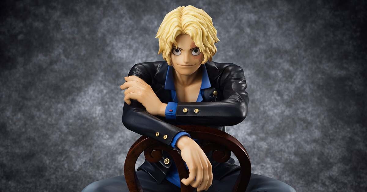 ONE PIECE」サボが大人の魅力たっぷりに立体化、椅子に腰掛け 