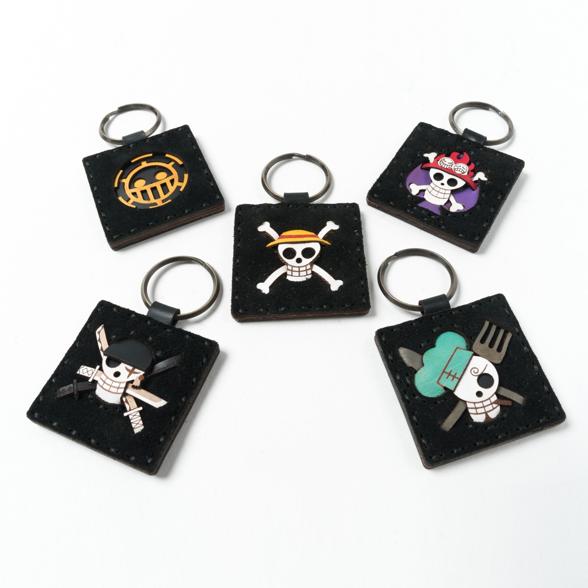 「OJAGA DESIGN -ONE PIECE- BLACK COLLECTION」キーホルダー