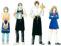 松苗あけみが手がけた「エスカルゴ兄弟」のイメージキャラクター。