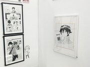 「はんだくん」ミュージアム内の壁面には、ヨシノサツキ直筆によるミニキャラが。見つけづらいところにも描かれているので、訪れた際にはぜひ探してみては。